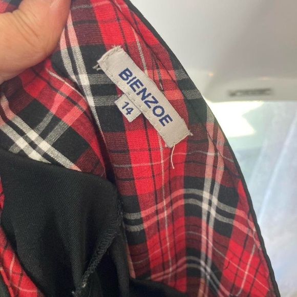 Elegant Black Pleated Skirt Bienzoe 14 - Picture 4 of 5